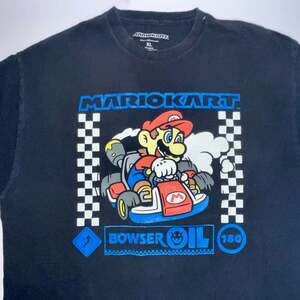 Nintendo Mario Kart Racing Men Graphic T-Shirt Black XL